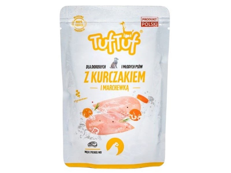 TUF TUF with chicken and carrot - wet dog food - 300g