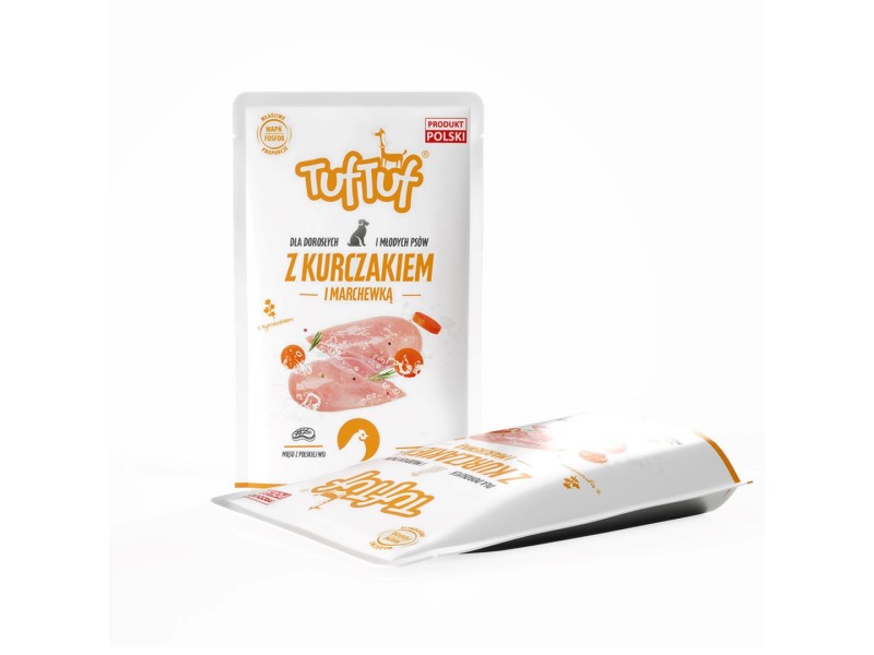 TUF TUF Ground Chicken with Carrots - wet dog food - 500g