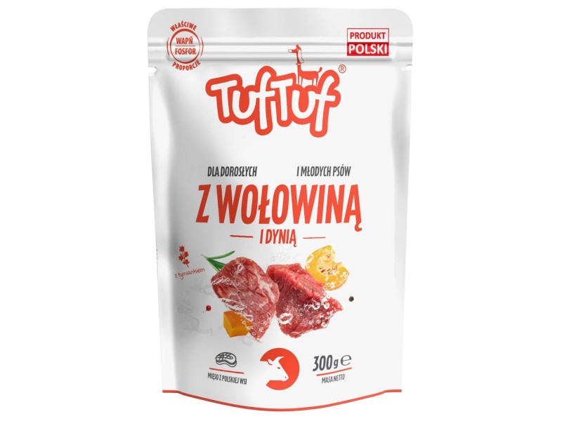BULT Minced beef with pumpkin - wet dog food - 300g