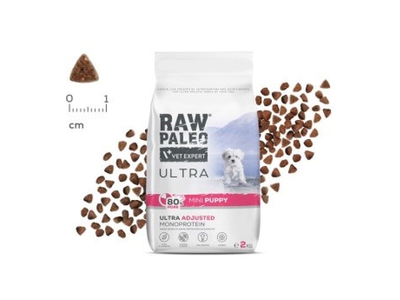 RAW PALEO Ultra Mini Puppy Pork - dry dog food - 2kg