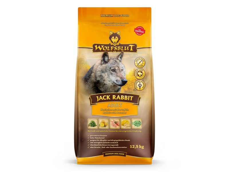 WOLFSBLUT Jack Rabbit - dry dog food - 12,5kg
