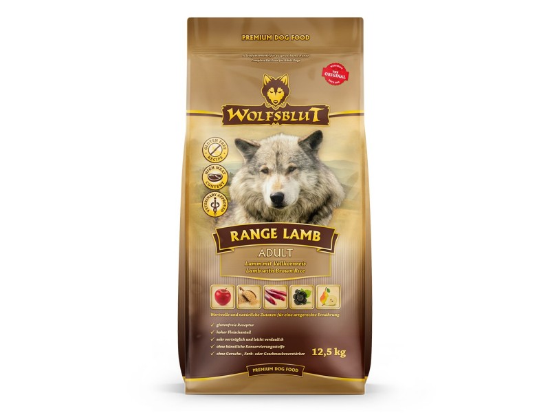 WOLFSBLUT Range Lamb Lamb with rice - dry dog food - 12,5kg