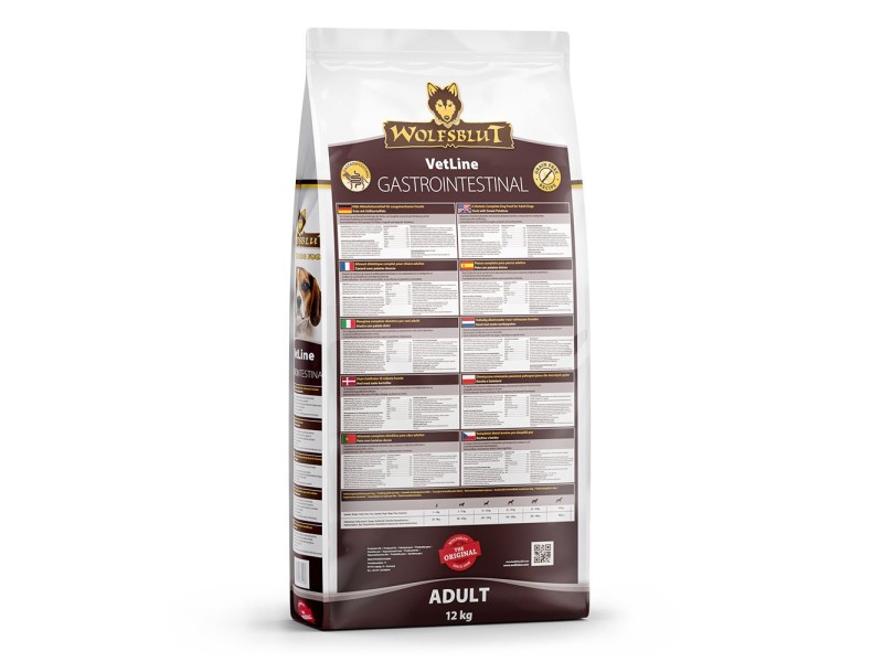 WOLFSBLUT VetLine Gastrointestinal Duck - dry dog food - 12kg