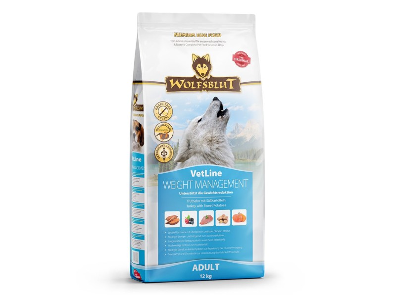 WOLFSBLUT VetLine Weight Management Turkey - dry dog food - 12kg