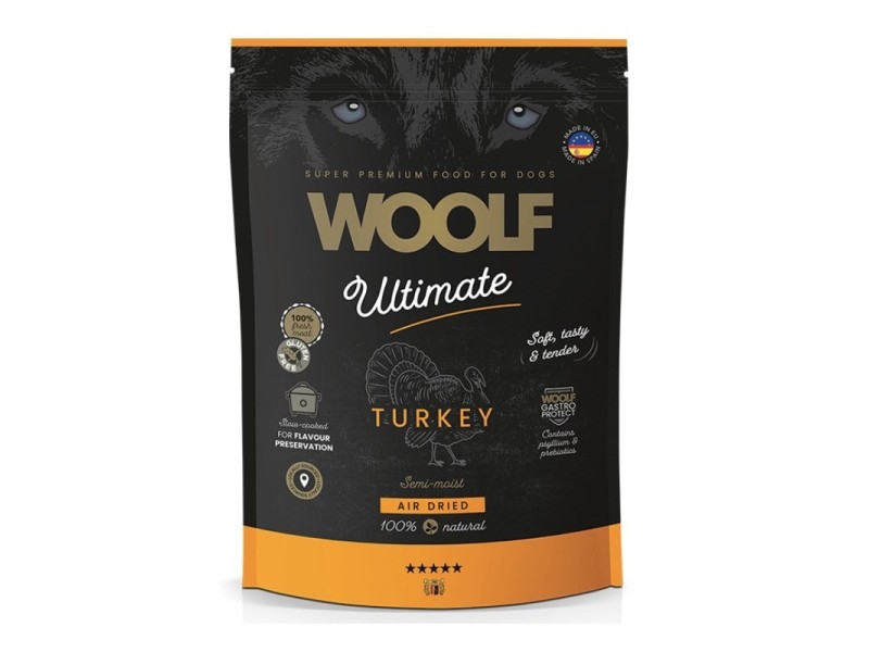 WOOLF Ultimate soft Turkey - semi-moist dog food - 1kg