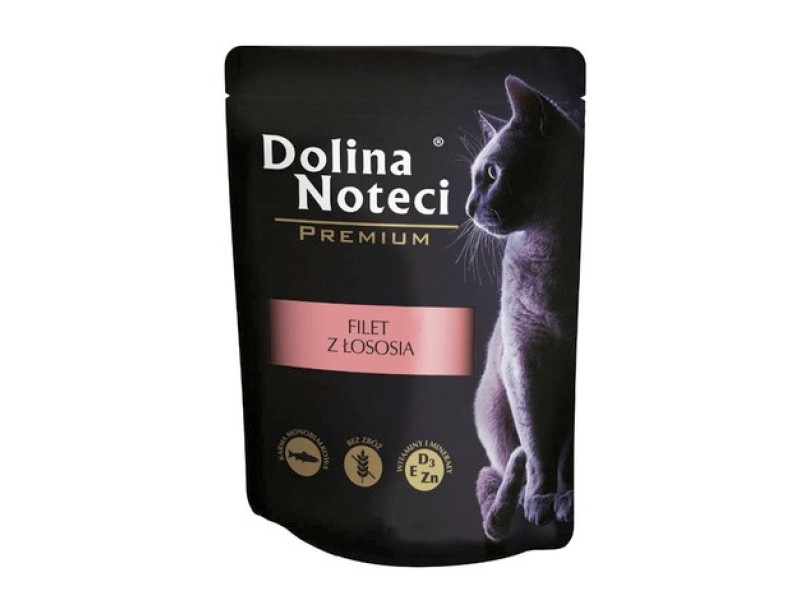 DOLINA NOTECI Premium Salmon fillet - wet cat food - 85g
