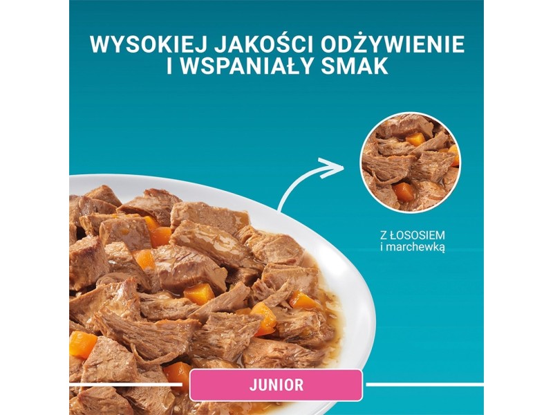 PURINA One Junior Salmon with carrot - wet cat food - 85g