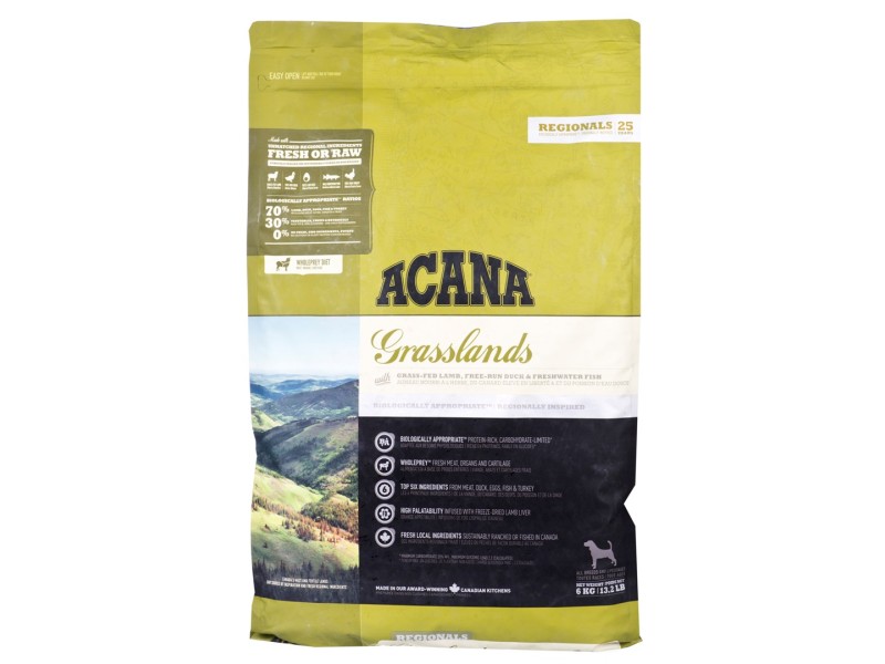 ACANA Highest Protein Grasslands - dry dog food - 6kg