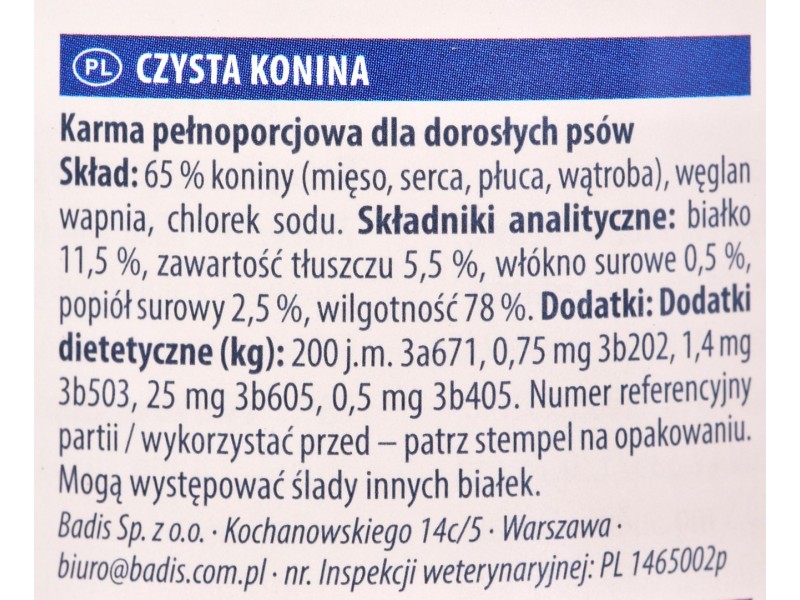 ANIMONDA GranCarno Single Protein Horse meat - wet dog food - 400 g