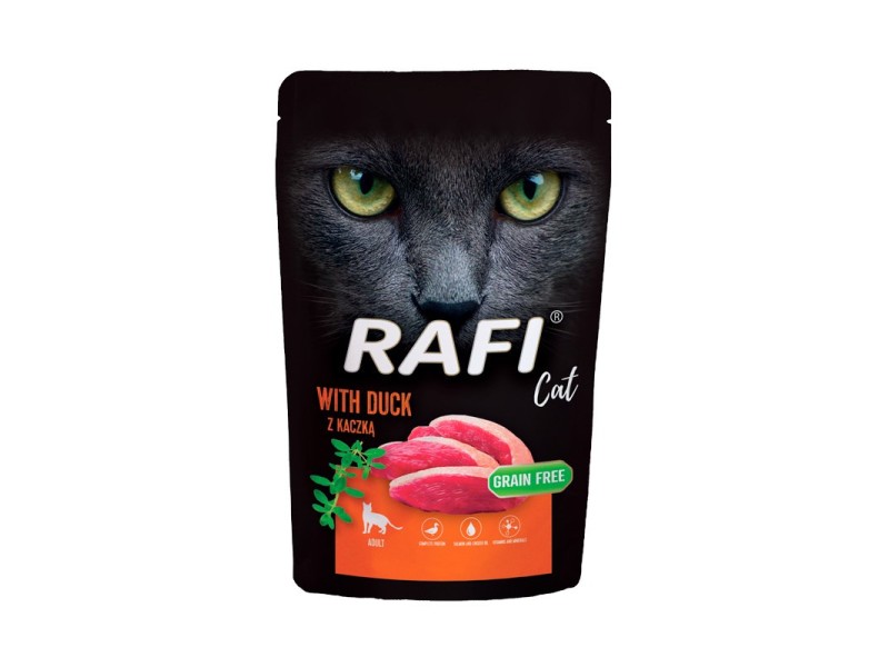 RAFI Cat Adult with duck - wet cat food - 100g RAFI Cat Adult with duck - wet cat food - 100g