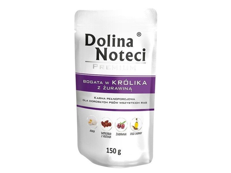 Dolina Noteci 5902921300748 dogs moist food Rabbit Adult 150 g