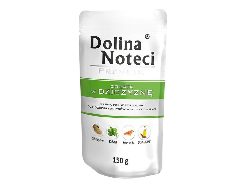 Dolina Noteci Premium rich in venison - wet dog food - 150g