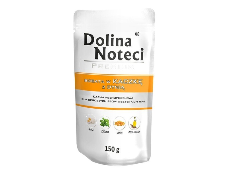 DOLINA NOTECI PREMIUM Wet dog food Duck with pumpkin 150 g