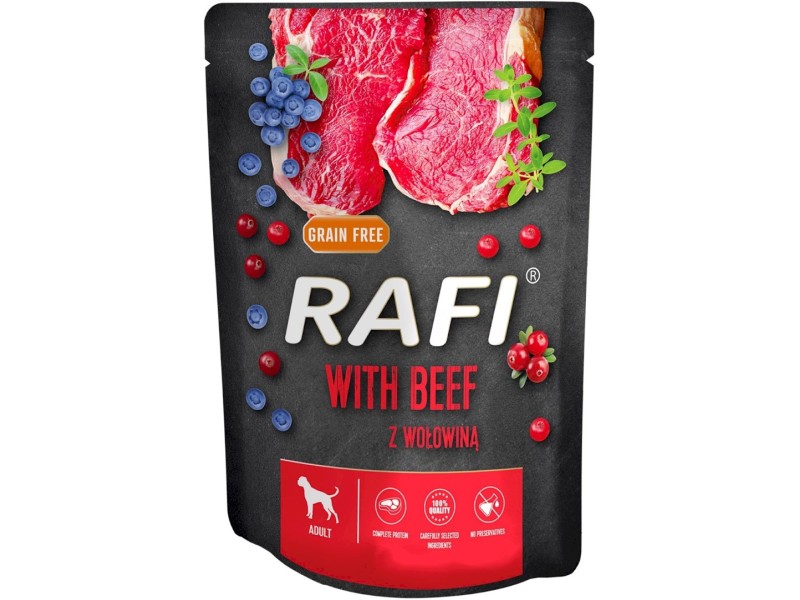 DOLINA NOTECI Rafi with beef - wet dog food - 300g