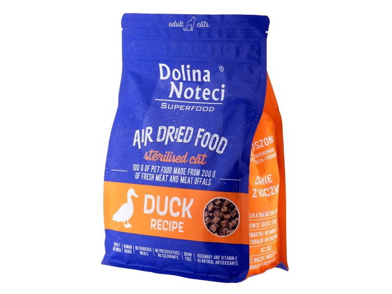 DOLINA NOTECI Superfood Sterilised Duck - Dry Cat Food - 1 kg