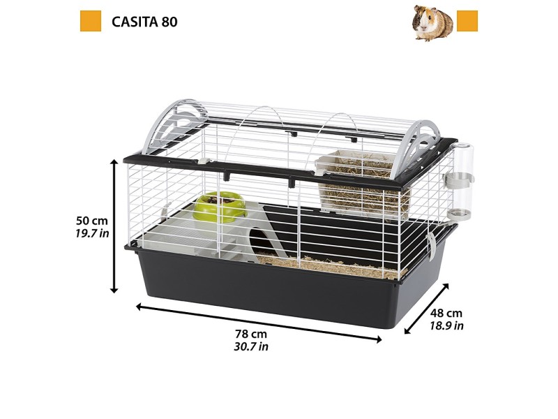 FERPLAST Casita 80 - cage for guinea pig and rabbit