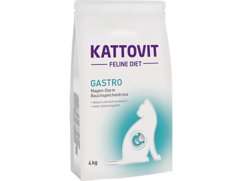 Kattovit Gastro 4kg cats dry food Adult Vegetable