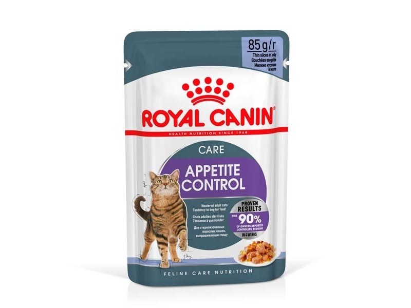 ROYAL CANIN FCN Appetite Control jelly - wet food for adult cats - 12x85g