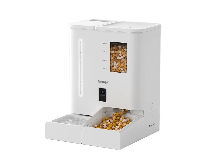 SPONGE Pet Feeder Smart Dual - smart pet food dispenser – 5l