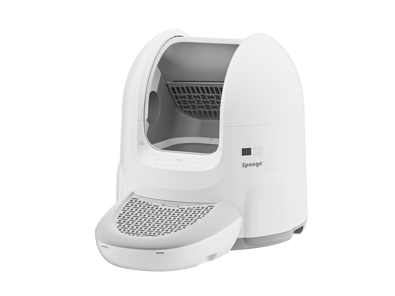 SPONGE Pet Litter Box - self-cleaning litter box