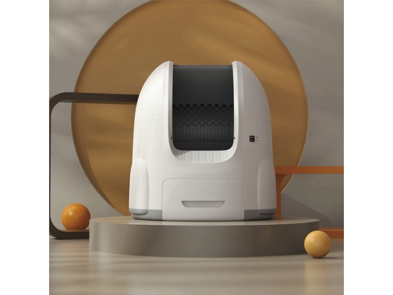 SPONGE Pet Litter Box - self-cleaning litter box