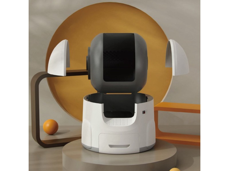 SPONGE Pet Litter Box - self-cleaning litter box