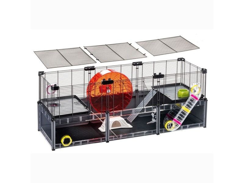 FERPLAST Multipla hamster large - cage for rodents - 107,5 x 37,5 x 42 cm