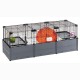 FERPLAST Multipla hamster large - cage for rodents - 107,5 x 37,5 x 42 cm