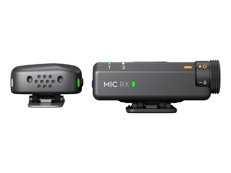 DJI Mic Mini Mounted camera receiver Black