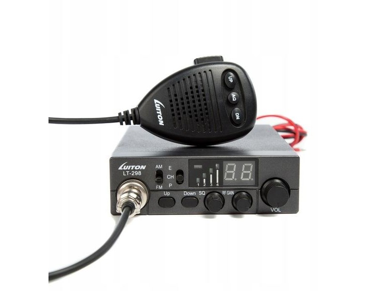 Luiton LT-298 ASQ AM/FM CB Radio Cigarette Lighter Plug Black