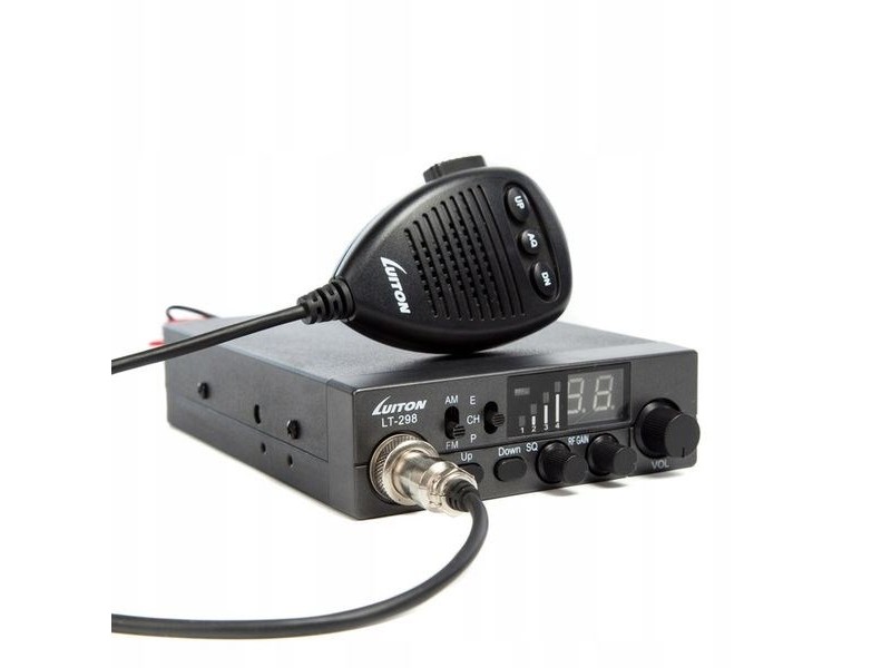 Luiton LT-298 ASQ AM/FM CB Radio Cigarette Lighter Plug Black