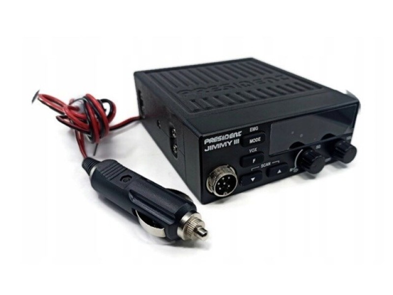 President Jimmy III AM/FM CB radio Black
