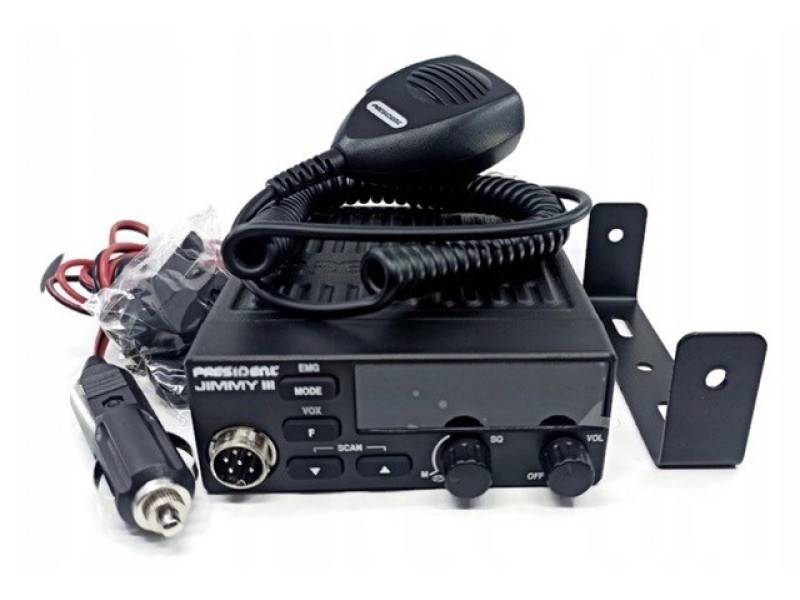 President Jimmy III AM/FM CB radio Black