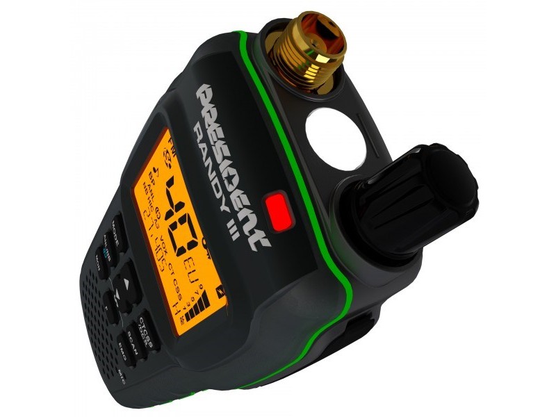 President Randy ASC AM/FM CB Portable Radio Black