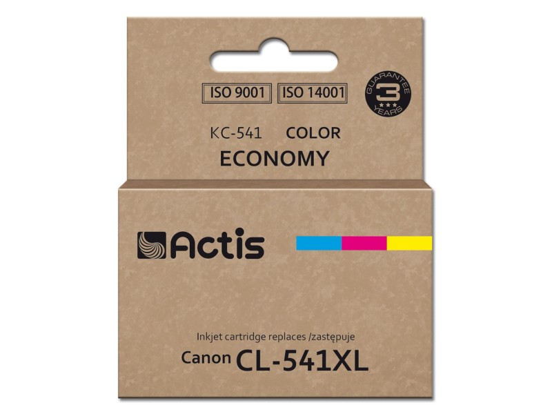 Actis KC-541 ink for Canon printer (replacement CL-541XL) Supreme, 18 ml, blue, yellow, magenta.