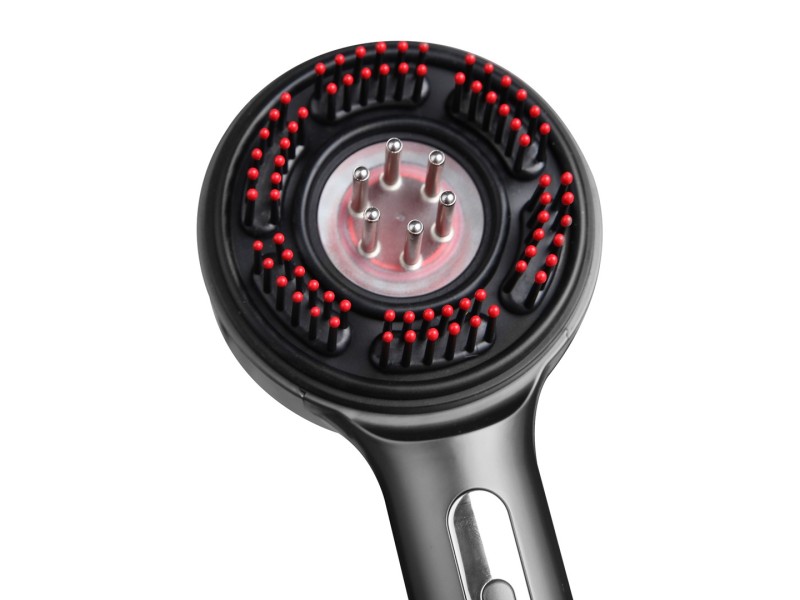 Regenerating hairbrush massager for hair and scalp MT6537