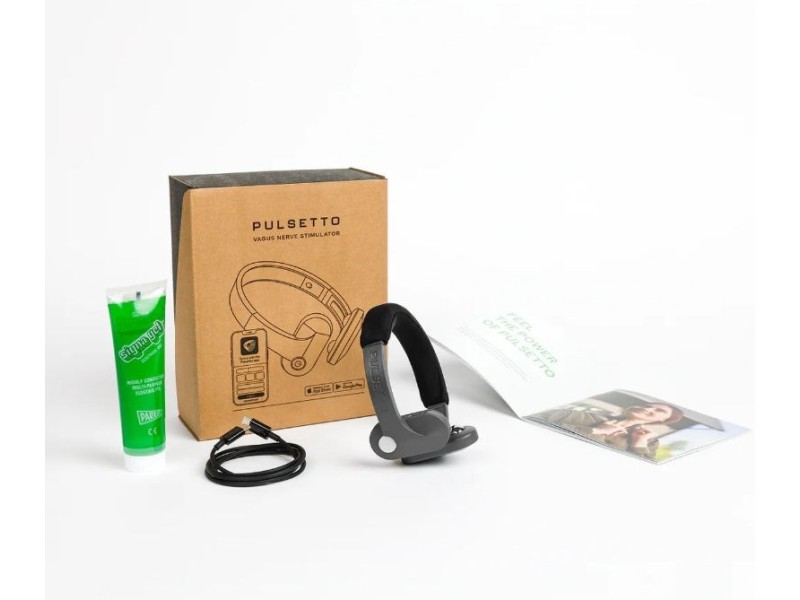 Pulsetto vagus nerve stimulator neckband relaxation and sleep WELL-BEING