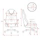 DIABLO X-GAMER gaming chair pink and white DIABLO X-GAMER gaming chair pink and white