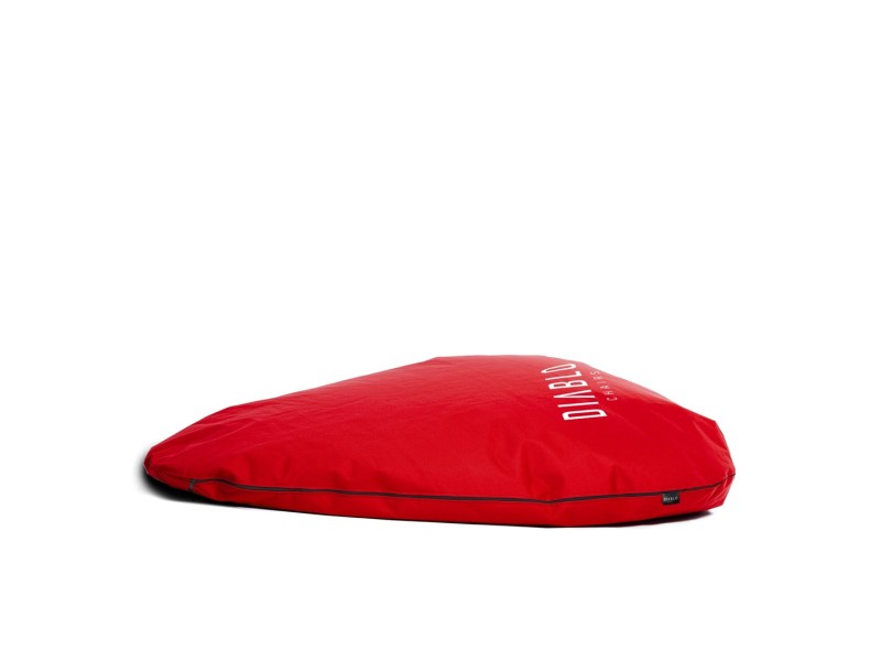 DIABLO gaming pouffe red