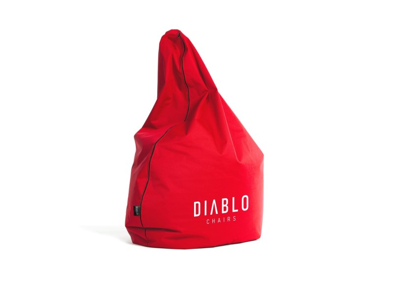 DIABLO gaming pouffe red