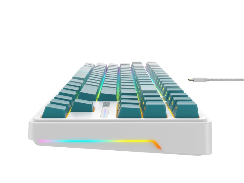 Havit KB901L - gaming keyboard (white and green)