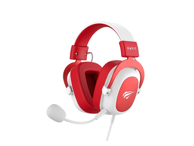 Havit H2002D Gaming headphones White, red