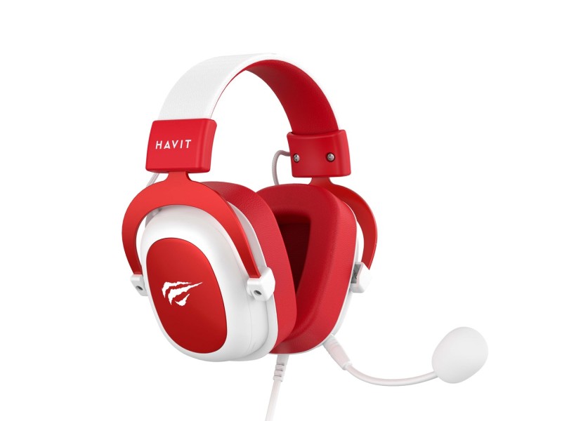 Havit H2002D Gaming headphones White, red