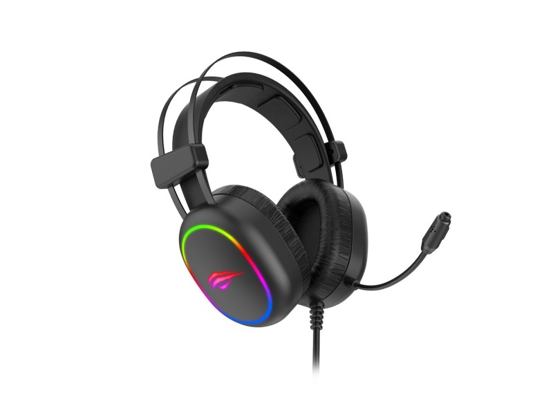 Havit GAMING HEADPHONE RGB BLACK 2016D Headset Wired Head-band