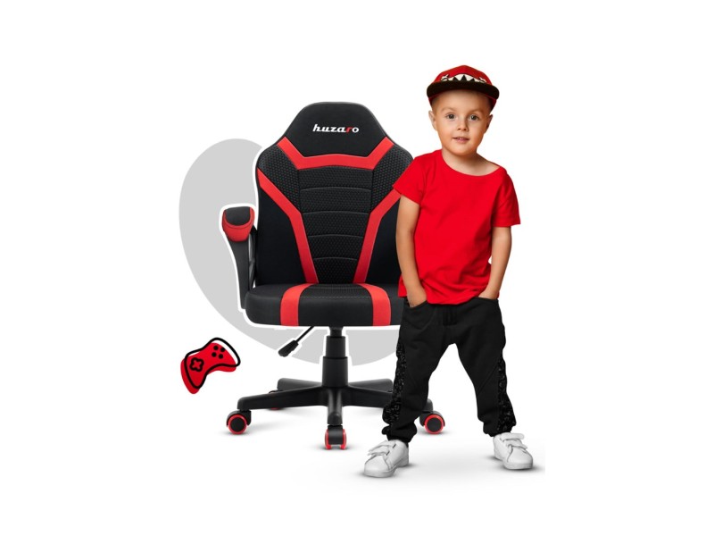 Gaming chair for children Huzaro Ranger 1.0 Red Mesh, black, red