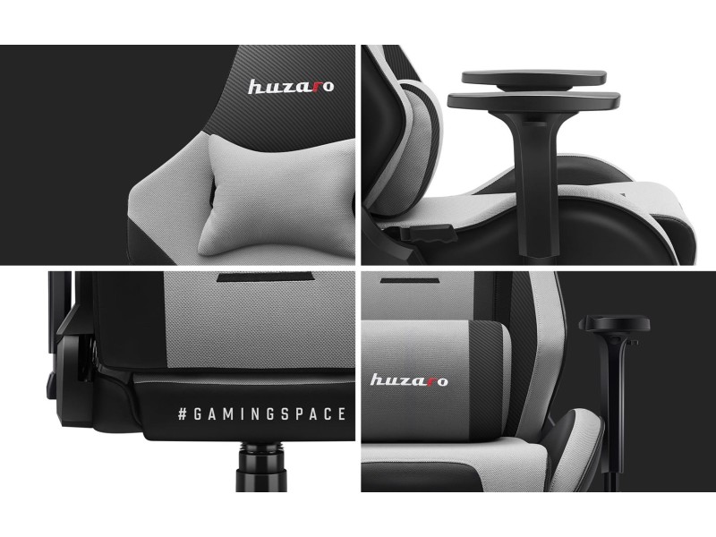 Gaming chair - Huzaro Force 7.6 Grey