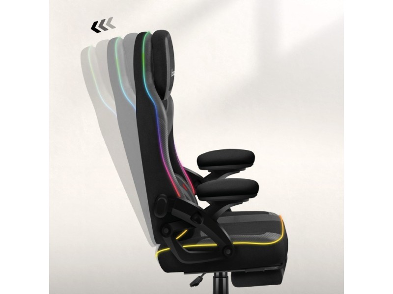 RGB Black Mesh gaming chair