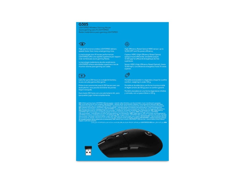 Logitech G G305 LIGHTSPEED Wireless Gaming Mouse