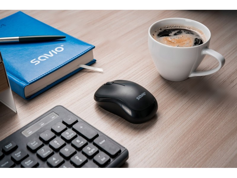Savio KB-02 keyboard Home/Office USB QWERTY Black