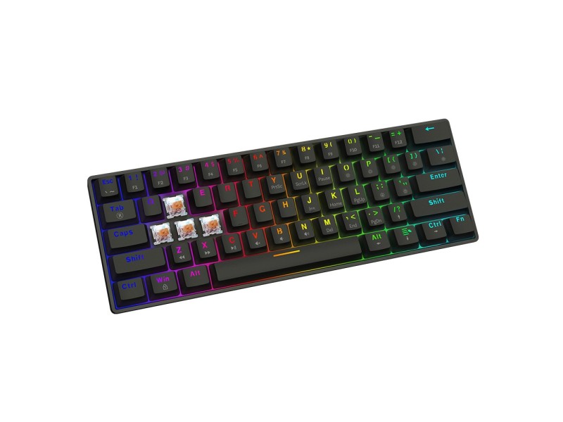 SAVIO BLACKOUT X2 Mechanical Keyboard OUTEMU Peach Silent, Hot Swap